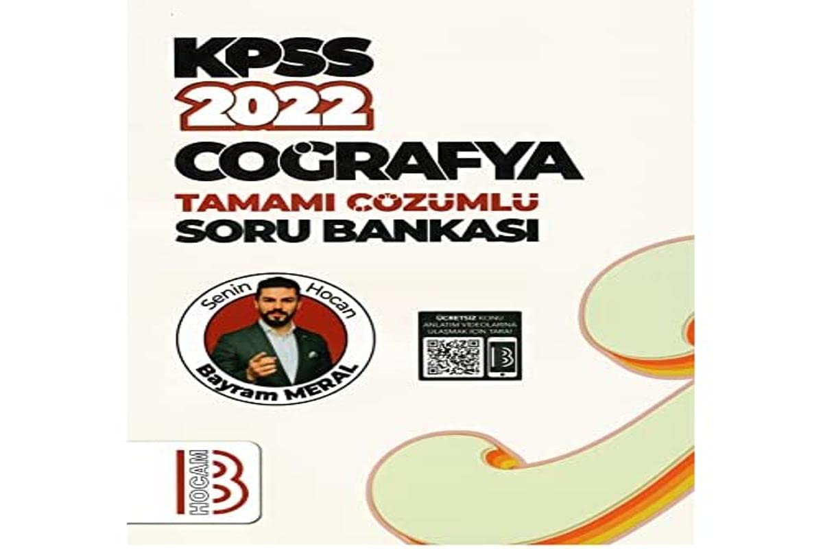 2022 KPSS Coğrafya Tamamı Çözümlü Soru Bankası Books
