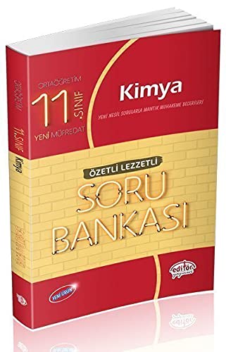 Editör 11. Sınıf Kimya Özetli Lezzetli Soru Bankası Books