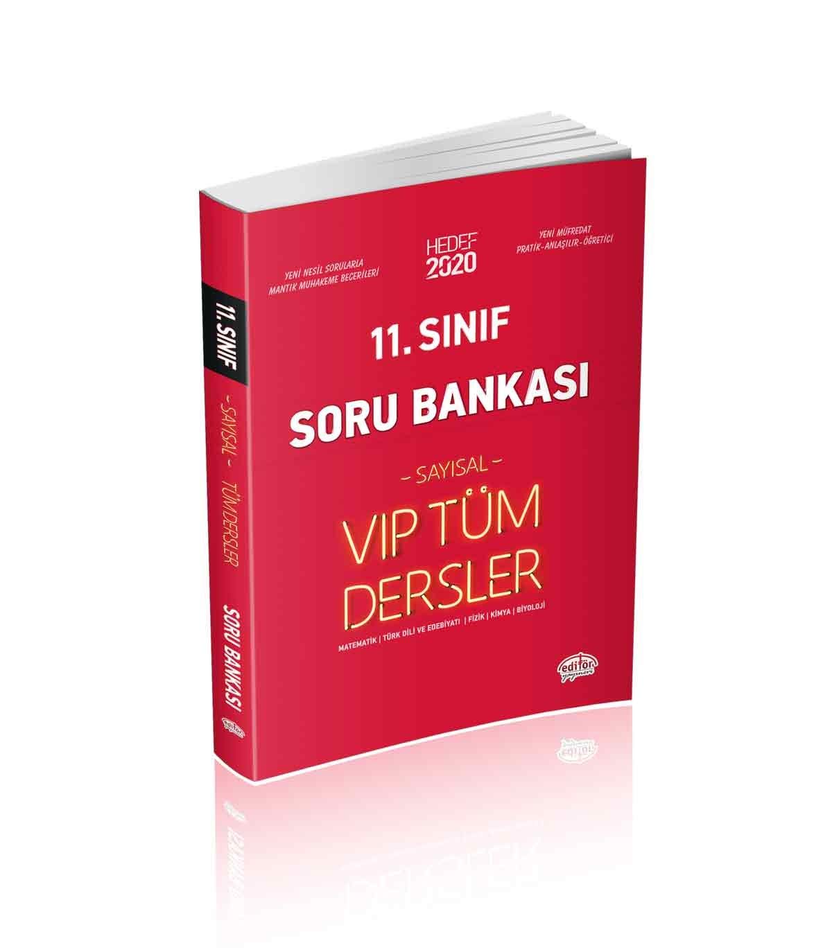 11. Sınıf Vıp Tüm Dersler Sayısal Soru Bankası Books