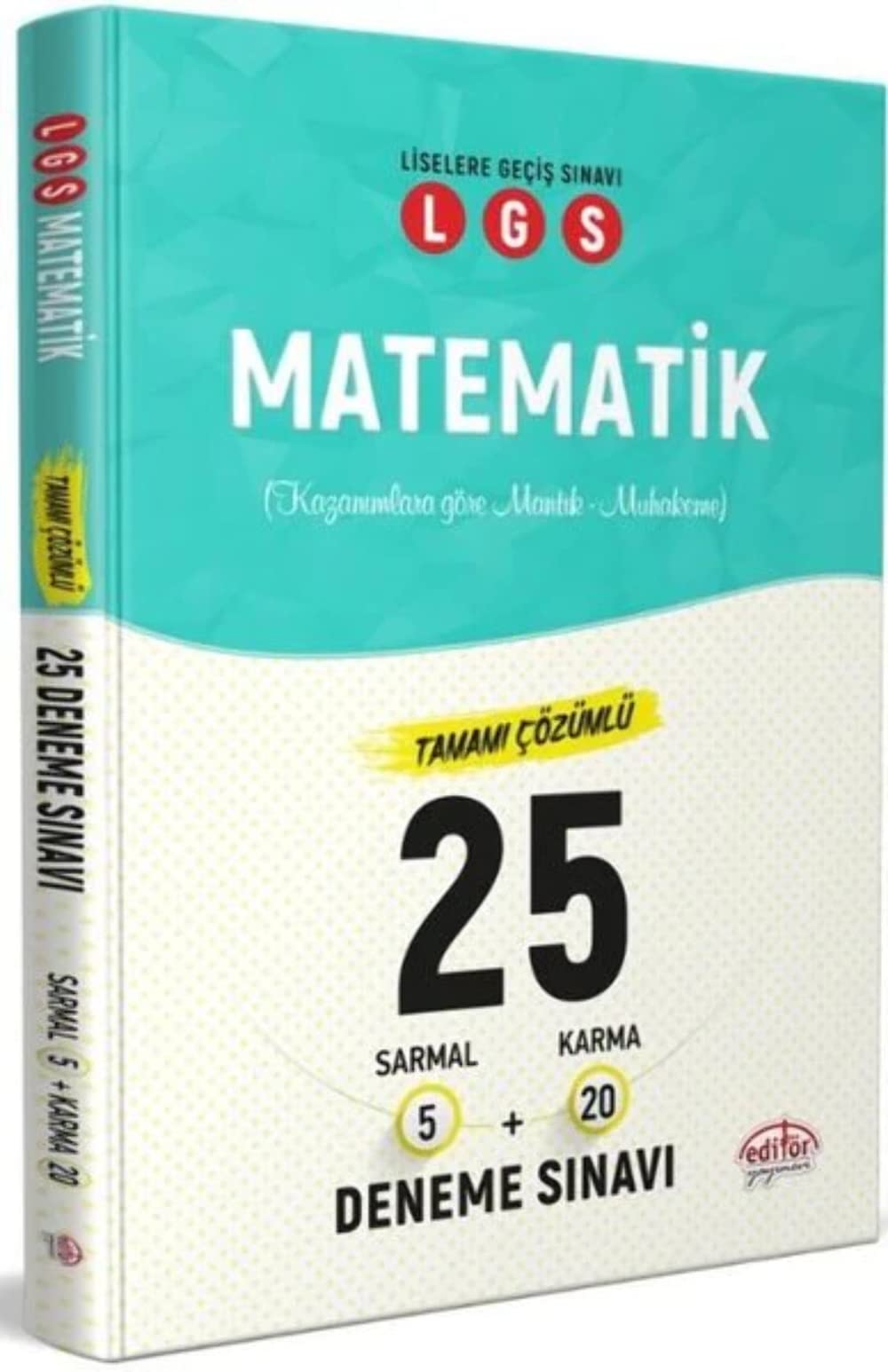 LGS Matematik 25 Deneme 5 Sarmal+10 Karma Çözümlü Deneme Sınavı Books