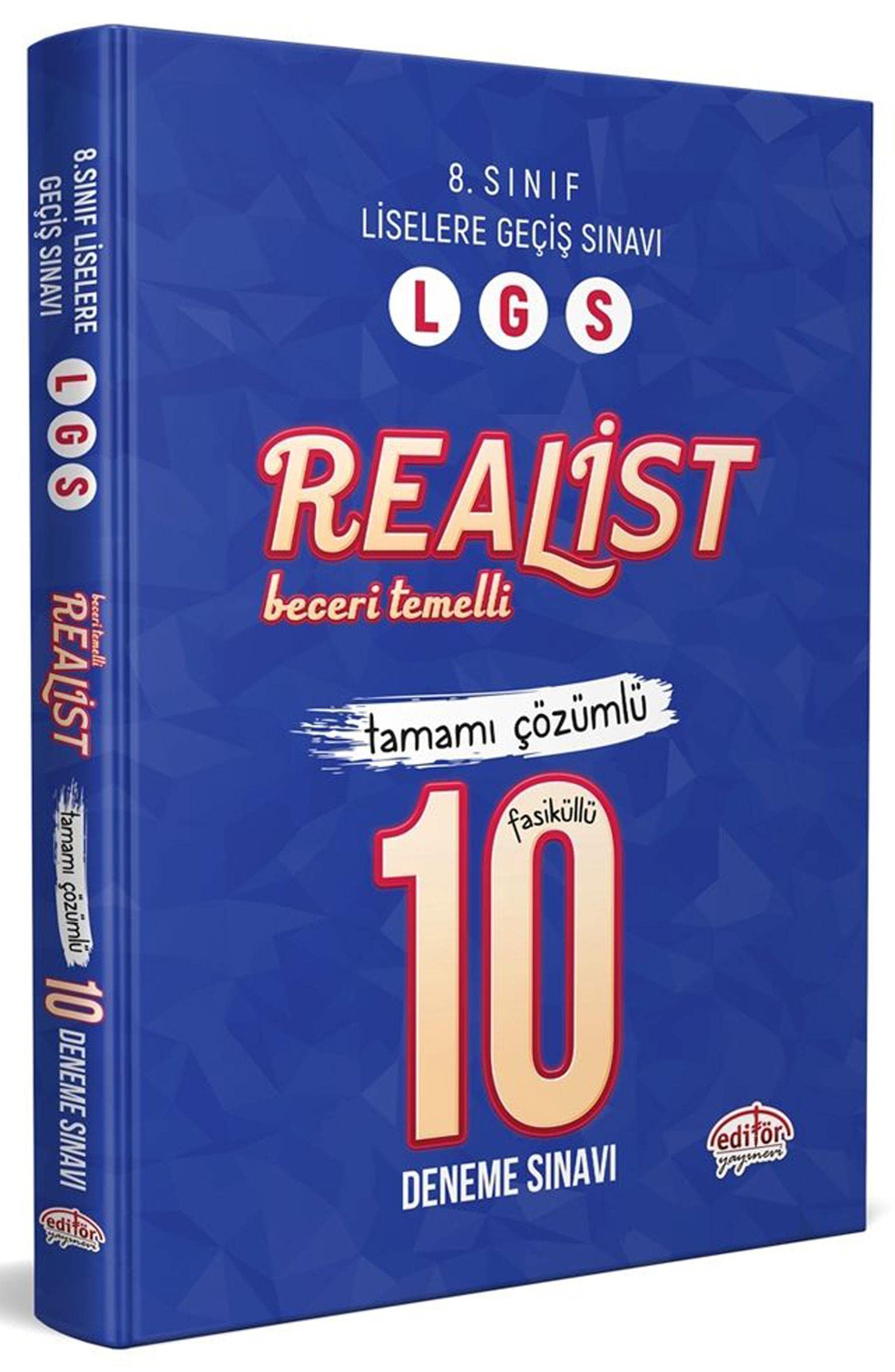 Editör Yayınları 8. Sınıf LGS Realist Çözümlü 10 Deneme Sınavı Editör Books