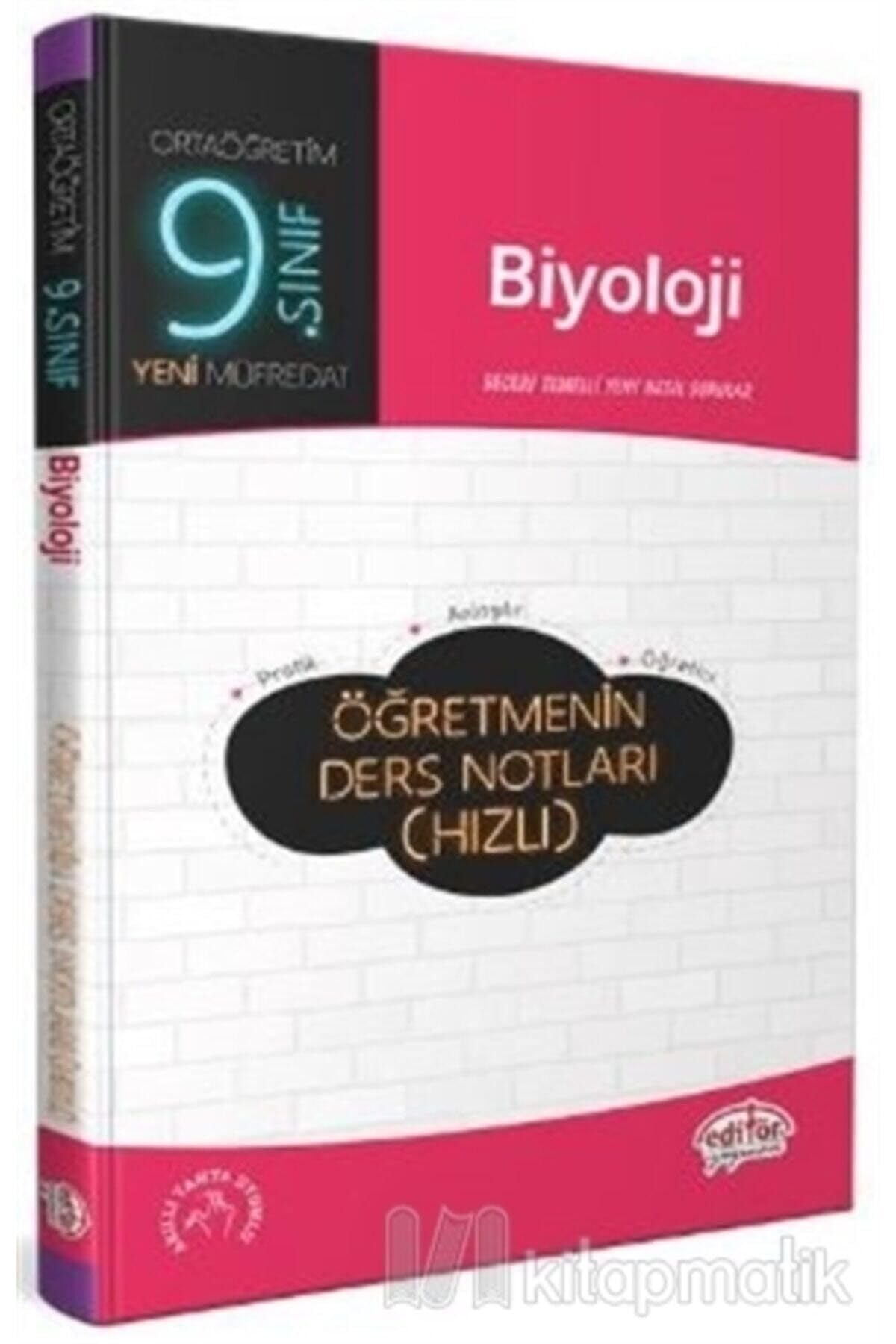 9.Sınıf Biyoloji Öğretmenin Ders Notları - Hızlı Books