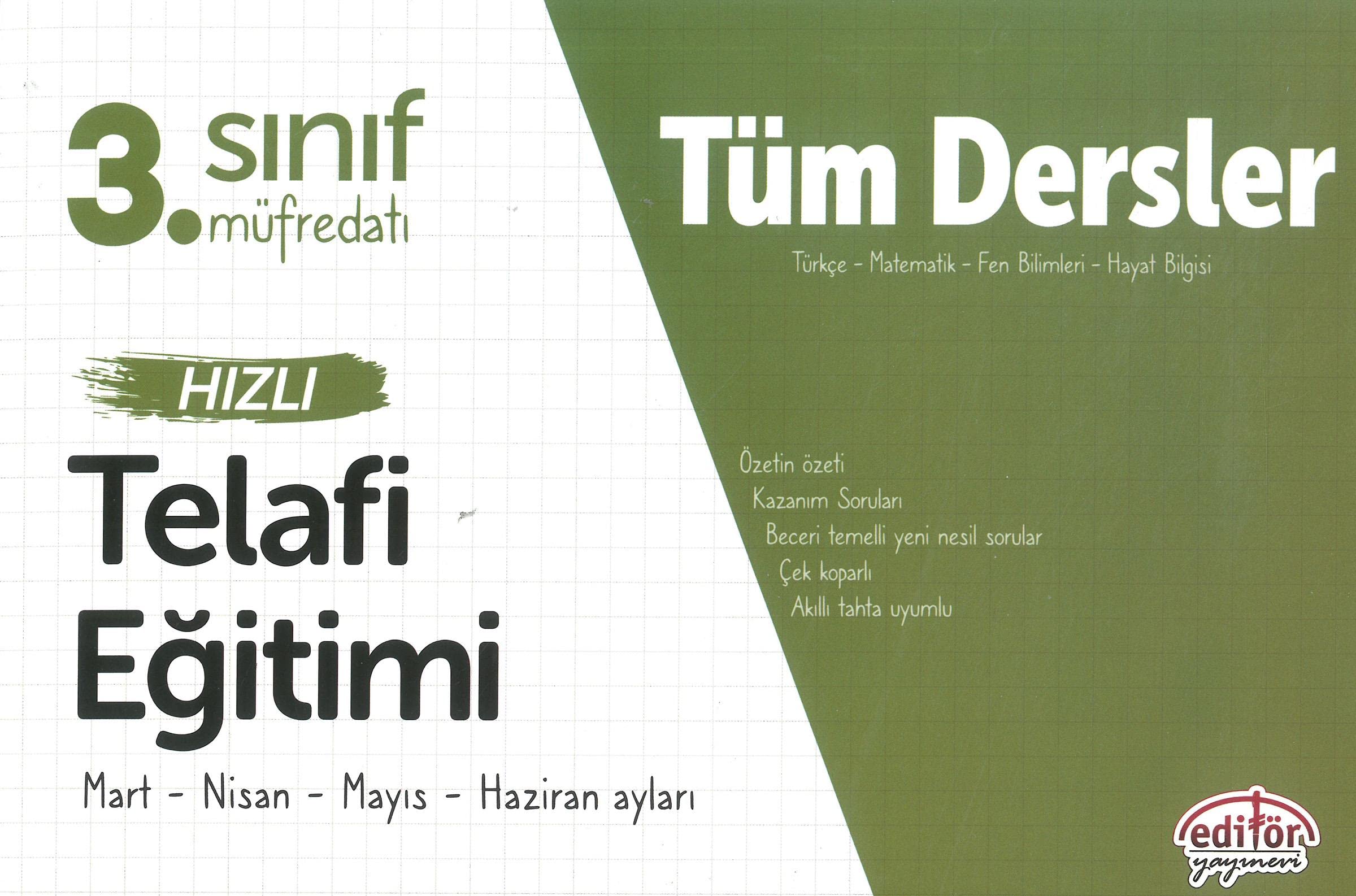 Editör 3. Sınıf Tüm Dersler Hızlı Telafi Eğitimi Books