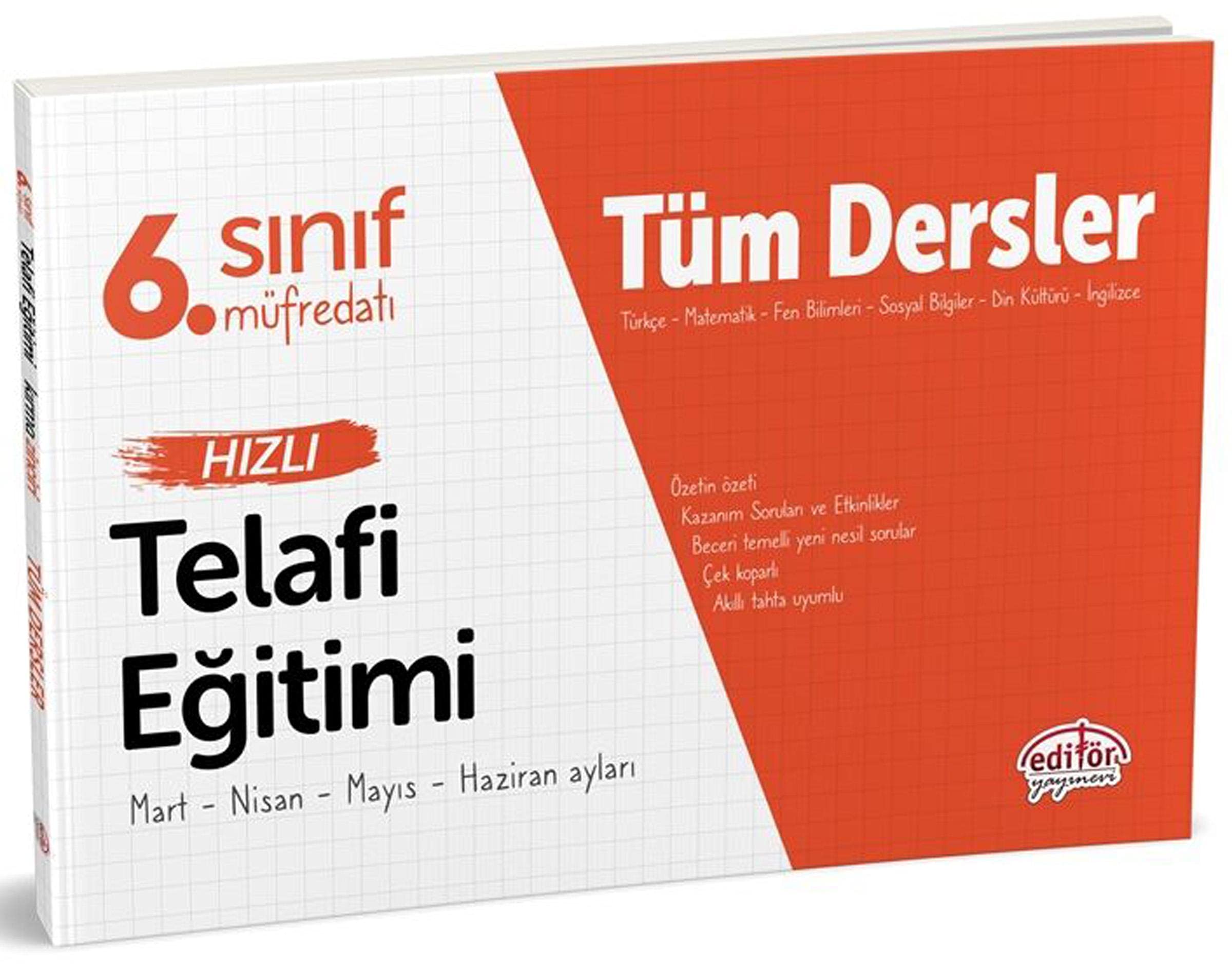 Editör 6. Sınıf Tüm Dersler Hızlı Telafi Eğitimi Books