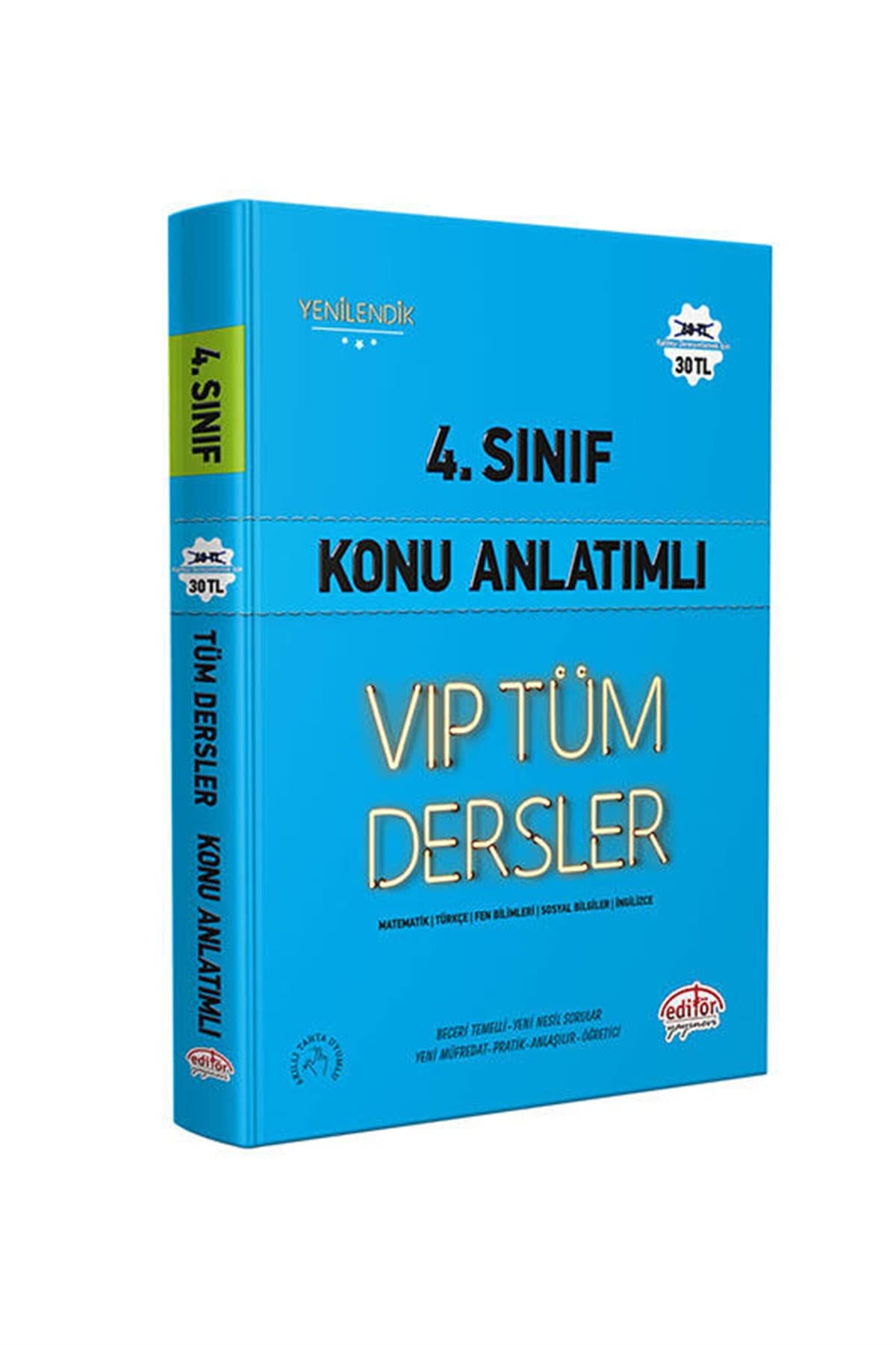 4.Sınıf VIP Tüm Dersler Konu Anlatımlı - Mavi Kitap Books