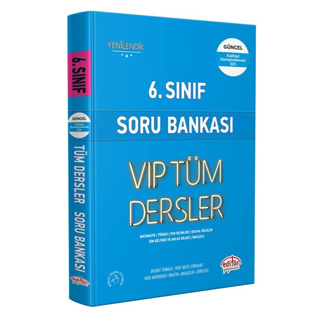 6.Sınıf VIP Tüm Dersler Soru Bankası - Mavi Kitap Books