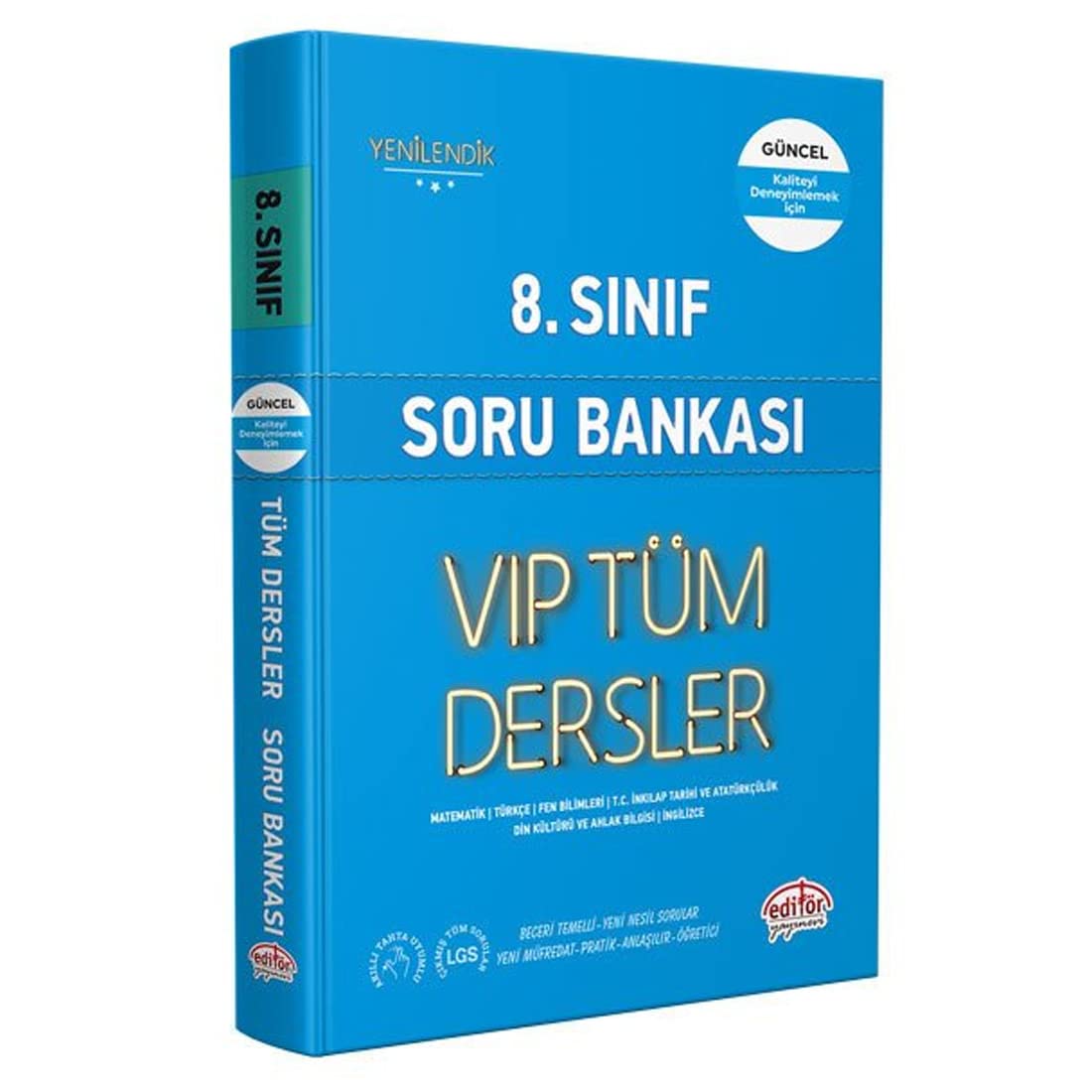 8.Sınıf VIP Tüm Dersler Soru Bankası - Mavi Kitap Books