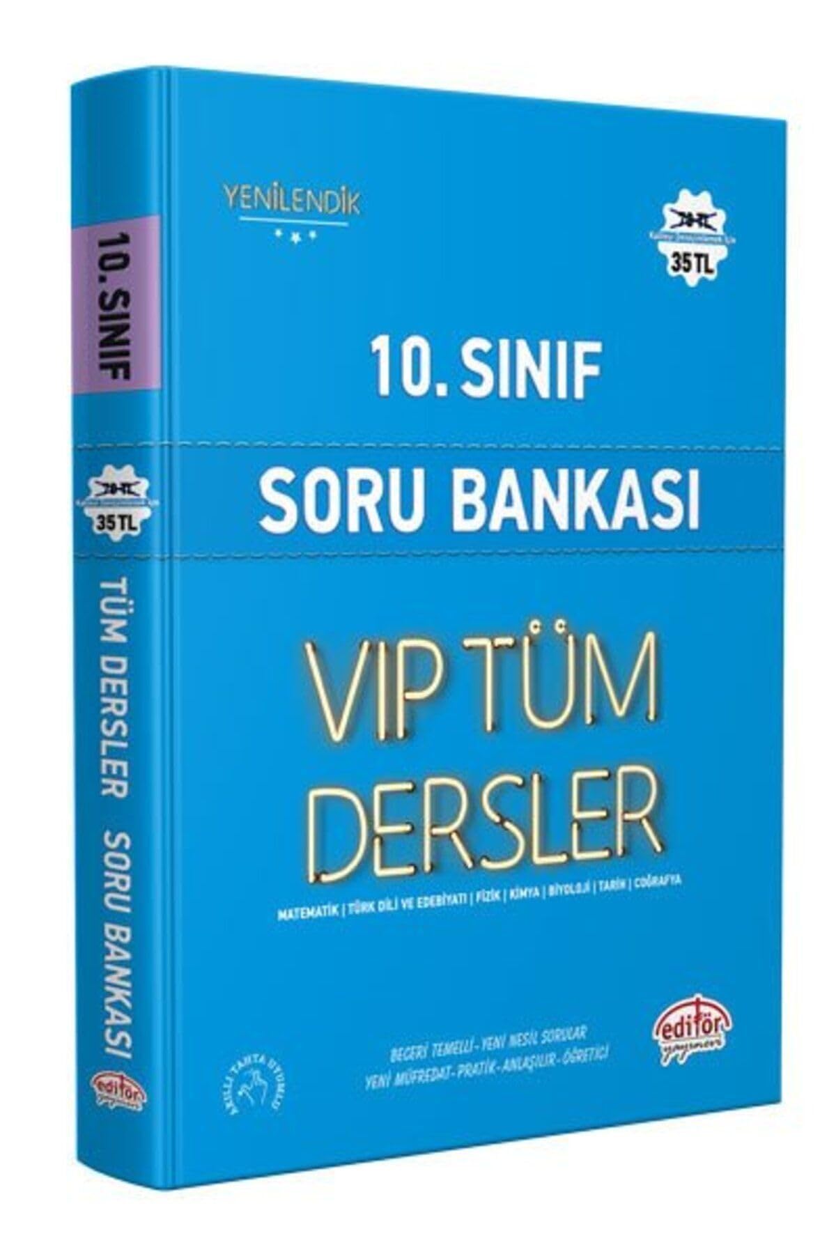 10.Sınıf VIP Tüm Dersler Soru Bankası - Mavi Kitap Books