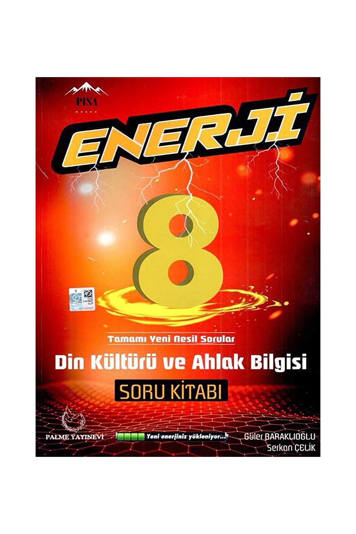 Palme Yayınları 8. Sınıf LGS Din Kültürü ve Ahlak Bilgisi Enerji Soru Kitabı Palme Books