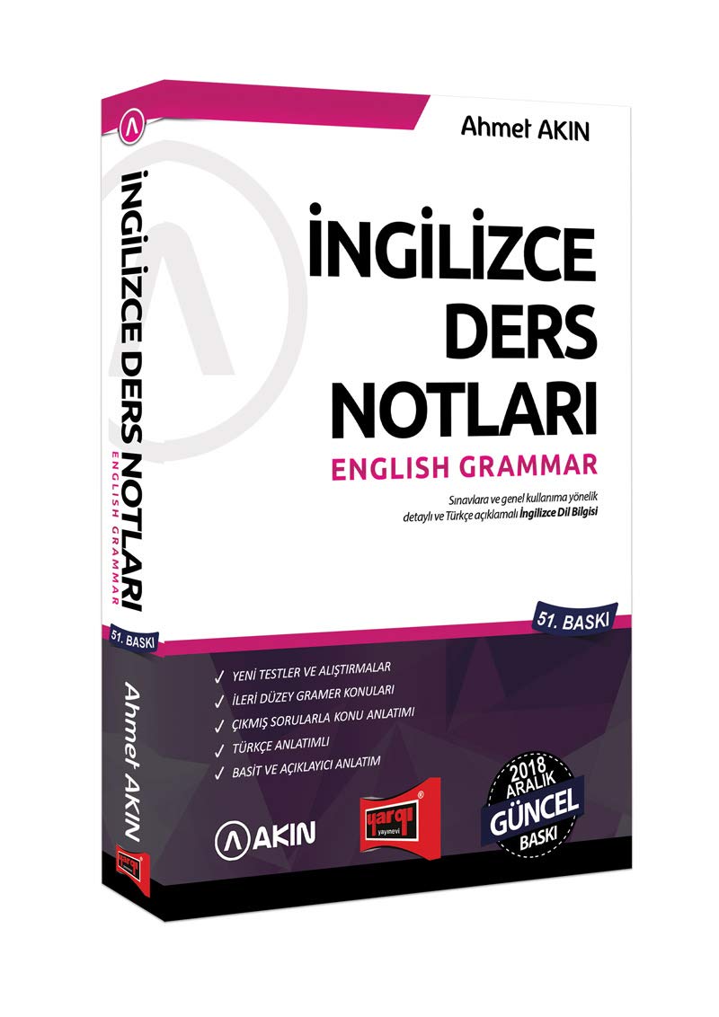 YDS İngilizce Ders Notları English Grammar book
