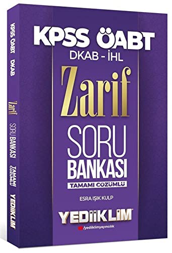 2022 ÖABT DKAP İHL Zarif Tamamı Çözümlü Soru Bankası Books