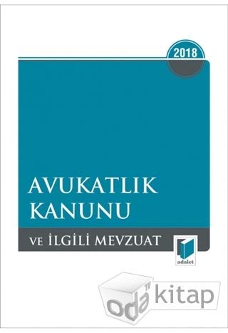 2018 Avukatlık Kanunu ve İlgili Mevzuat Books