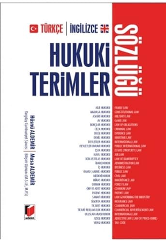 Türkçe-İngilizce Hukuki Terimler Sözlüğü General education