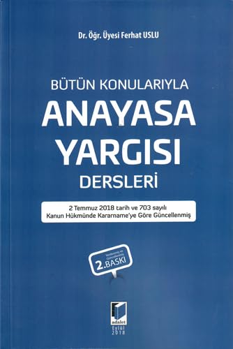 Bütün Konularıyla Anayasa Yargısı Dersleri Law