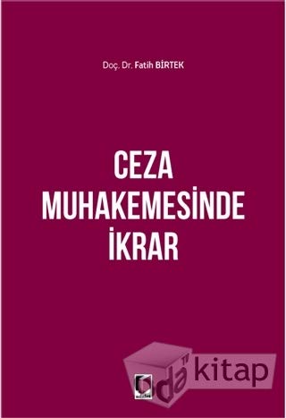 Product Image: Ceza Muhakemesinde İkrar