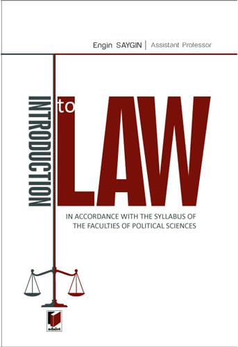 Introduction to Law In Accordance With The Syllabus Of The Faculties Of Political Sciences Contemporary literature Books