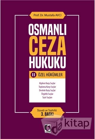Osmanlı Ceza Hukuku 2 - Özel Hükümler Books