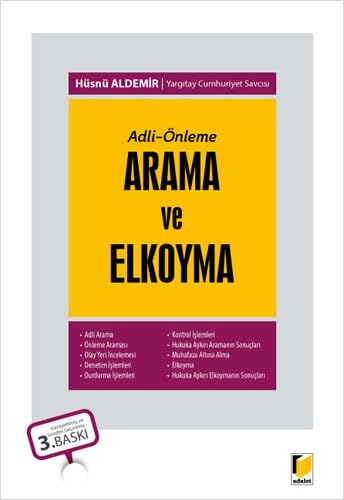 Adli-Önleme Arama ve Elkoyma Law