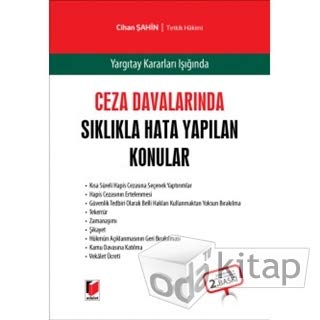 Ceza Davalarında Sıklıkla Hata Yapılan Konular book