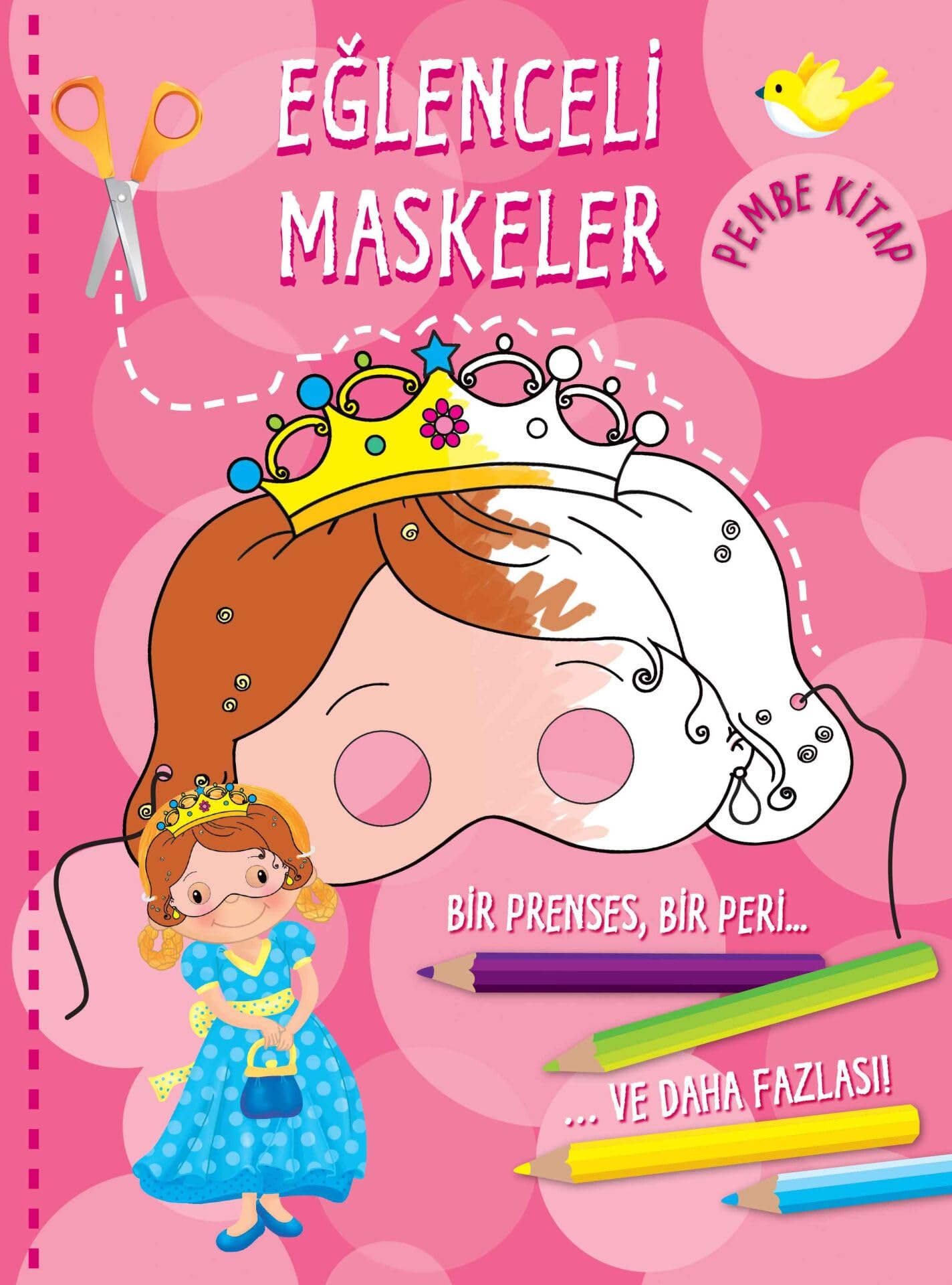Eğlenceli Maskeler Pembe Kitap Books