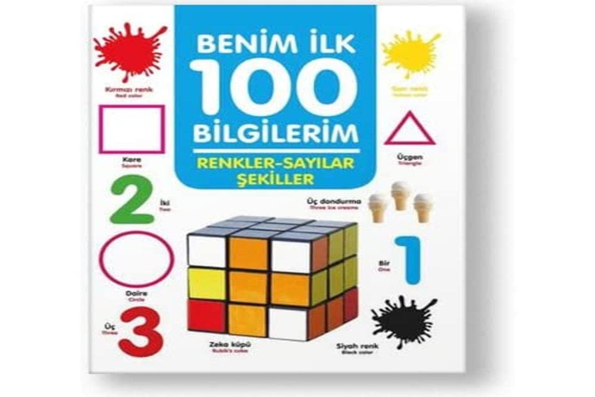 Renkler-Sayilar-Sekiller - Benim Ilk 100 Bilgilerim Books