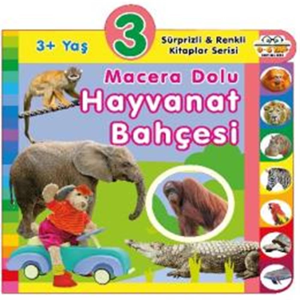 3 Yas - Macera Dolu Hayvanat Bahcesi Books