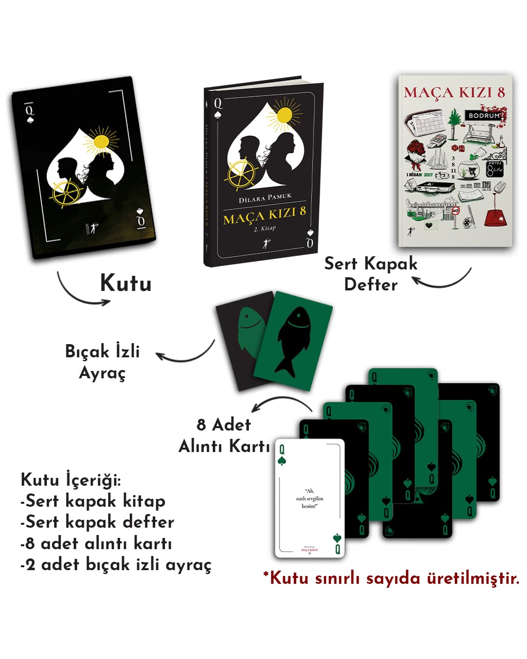 Maca Kizi 8 - 2.Kitap Seti - Kutulu Ciltli Historical Fiction
