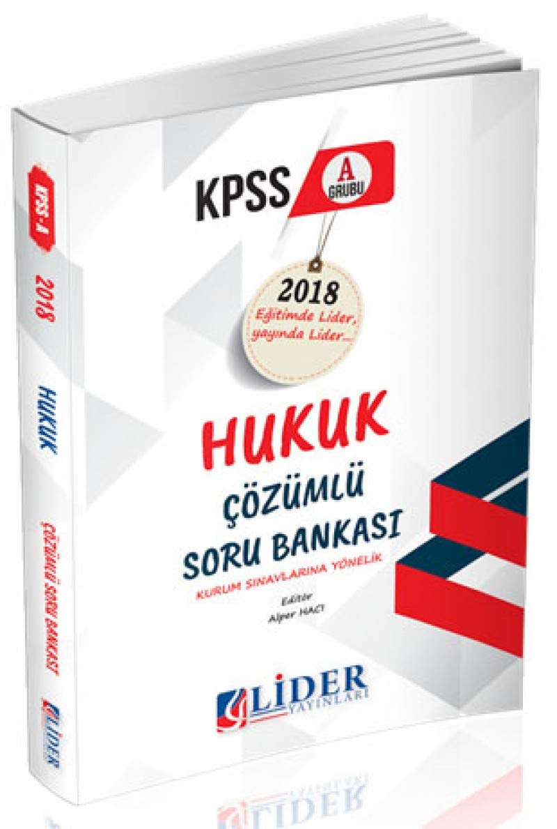 2018 KPSS A Hukuk Çözümlü Soru Bankası Books