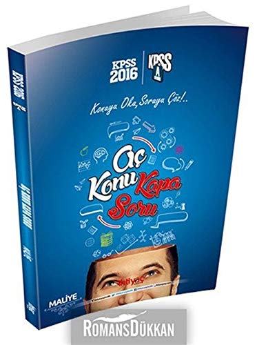 2016 KPSS A Maliye Aç Konu Kapa Soru Books