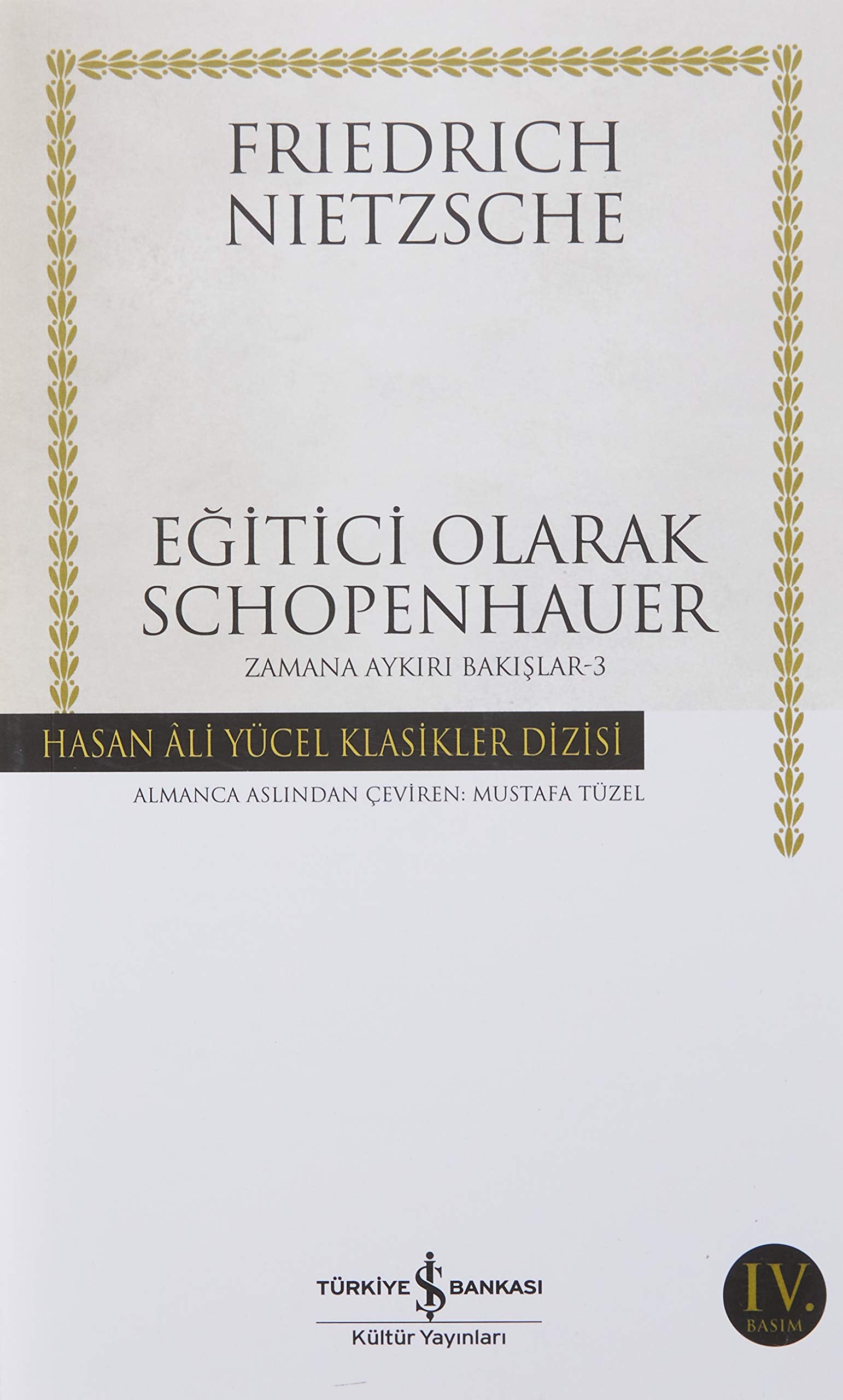 Egitici Olarak Schopenhauer - Zamana Aykiri Bakislar 3 Business & Technology