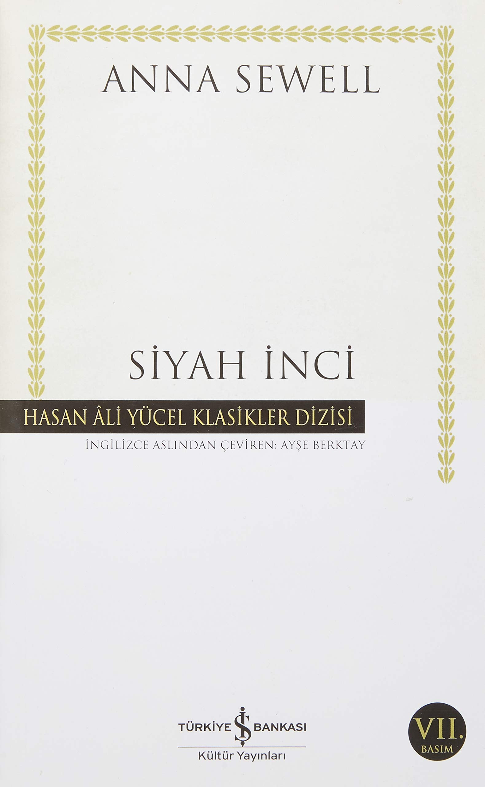 Siyah Inci: Hasan Ali Yücel Klasikler Dizisi Historical Fiction