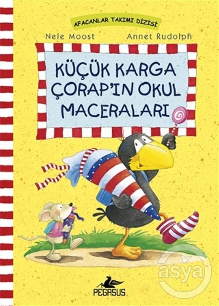 Afacanlar Takimi Dizisi - Kücük Karga Corapin Okul Maceralari Ciltli Fairy Tales & Legends