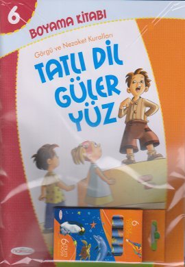 Boyama Kitabi 6 - Tatli Dil Guler Yuz Books