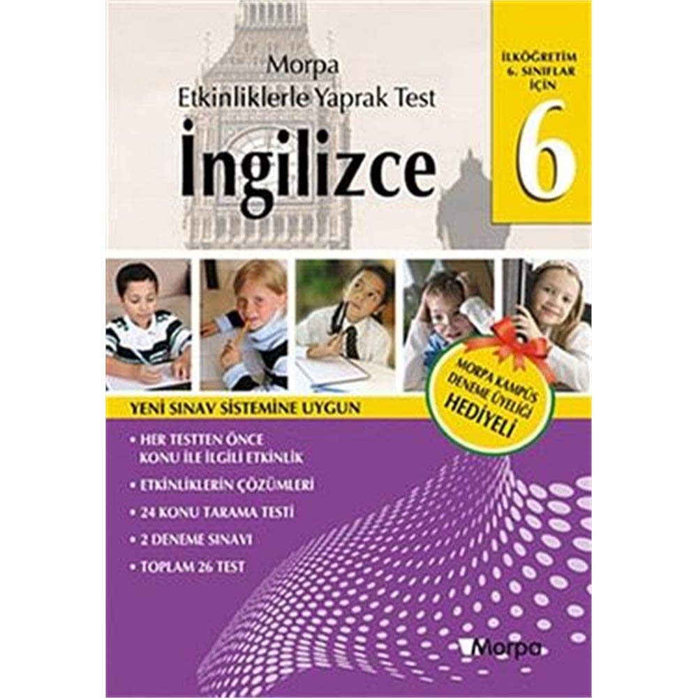 6.Sınıflar İçin İngilizce - Etkinliklerle Yaprak Test Books