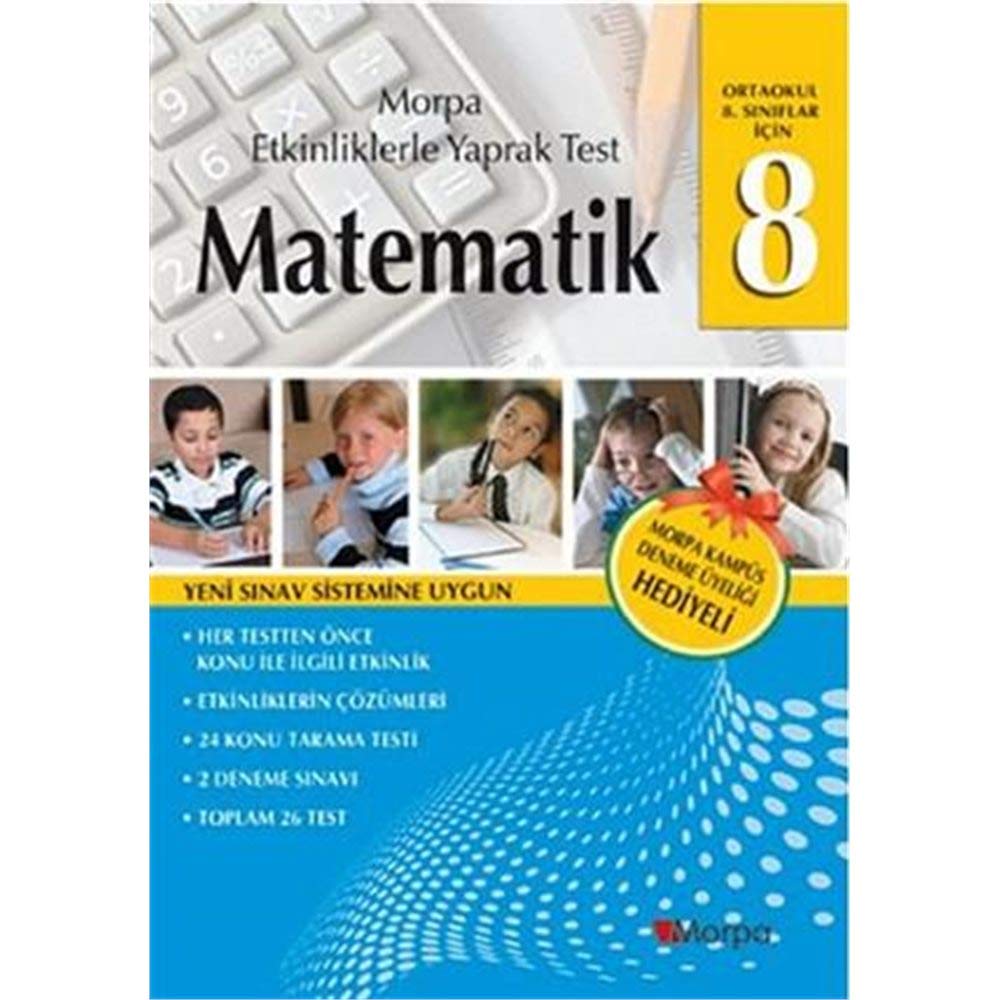 Morpa Etkinliklerle Yaprak Test 8 - Matematik Books