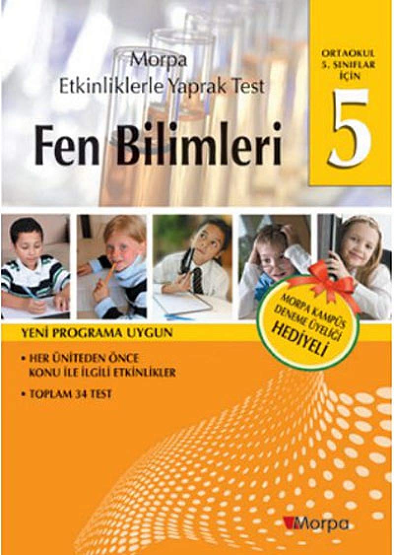5.Sınıflar İçin Fen Bilimleri - Etkinliklerle Yaprak Test Books