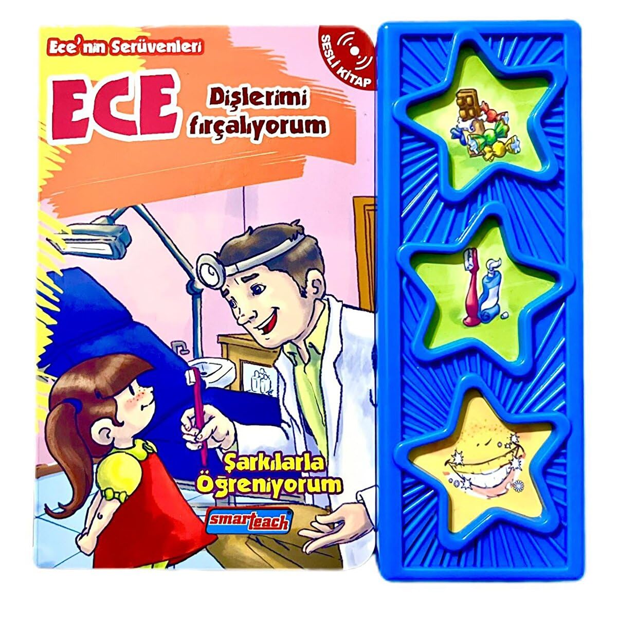 Ece Dişlerimi Fırçalıyorum - Ciltli (Sesli Kitap): Ece'nin Serüvenleri Şarkılarla Öğreniyorum Fairy Tales & Legends