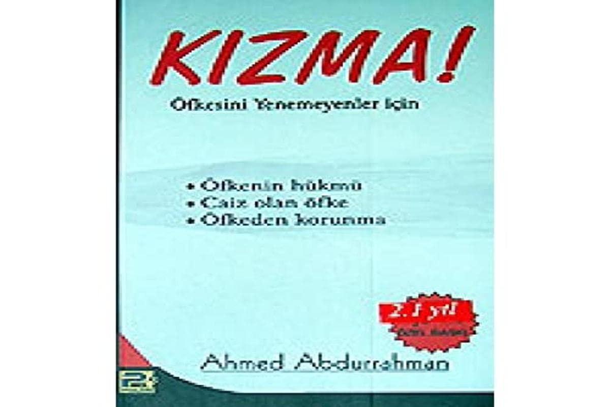 Kizma Öfkesini Yenemeyenler Icin Books