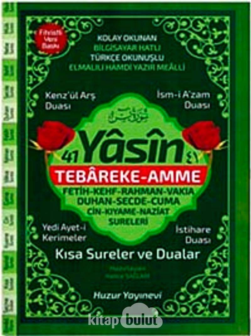 41 Yasin Hafız Boy Fihristli Bilgisayar Hatlı Türkçe Okunuşlu Yasin-i Şerif (Kod: 067) Religion & Esotericism