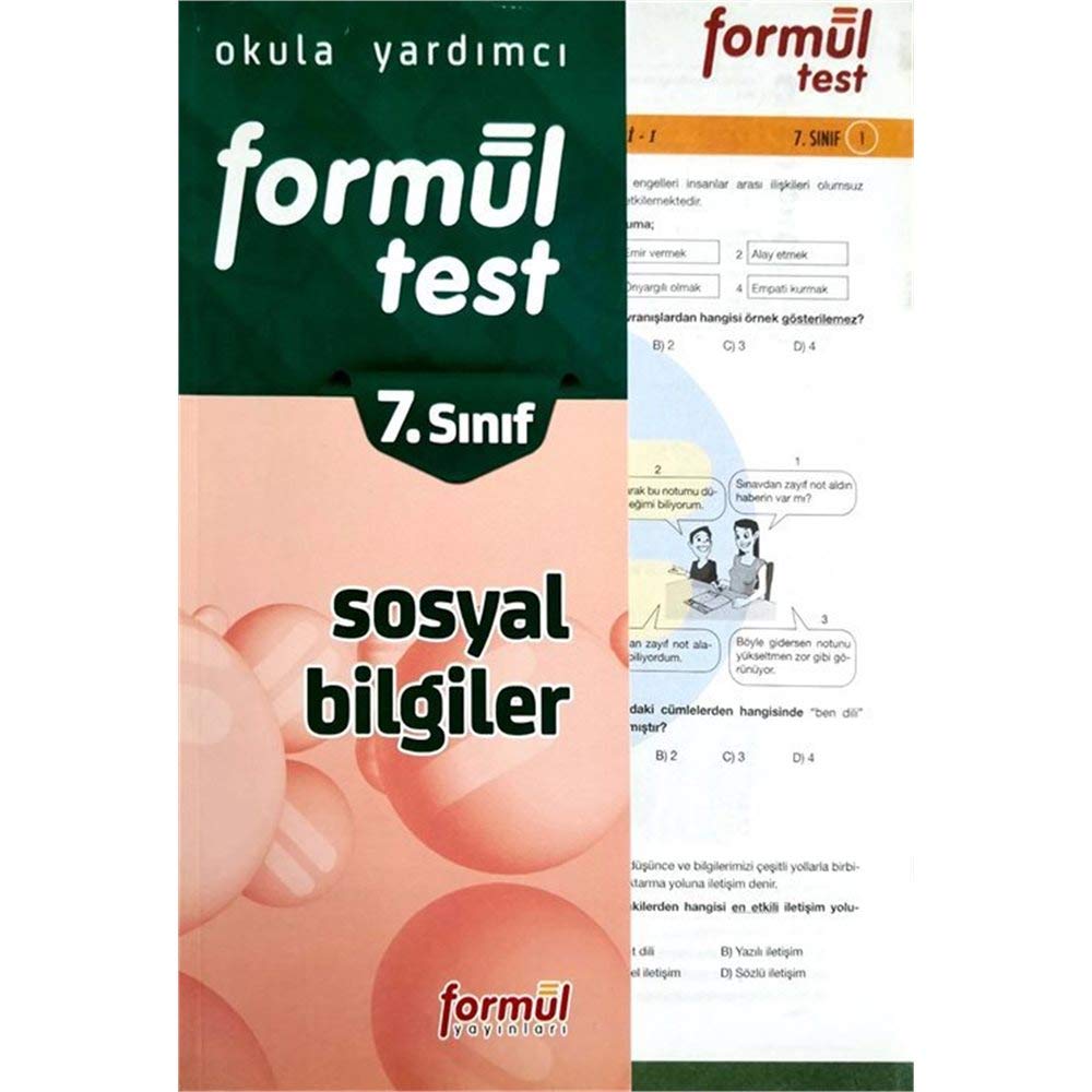 7. Sınıf Sosyal Bilgiler Yaprak Test Books
