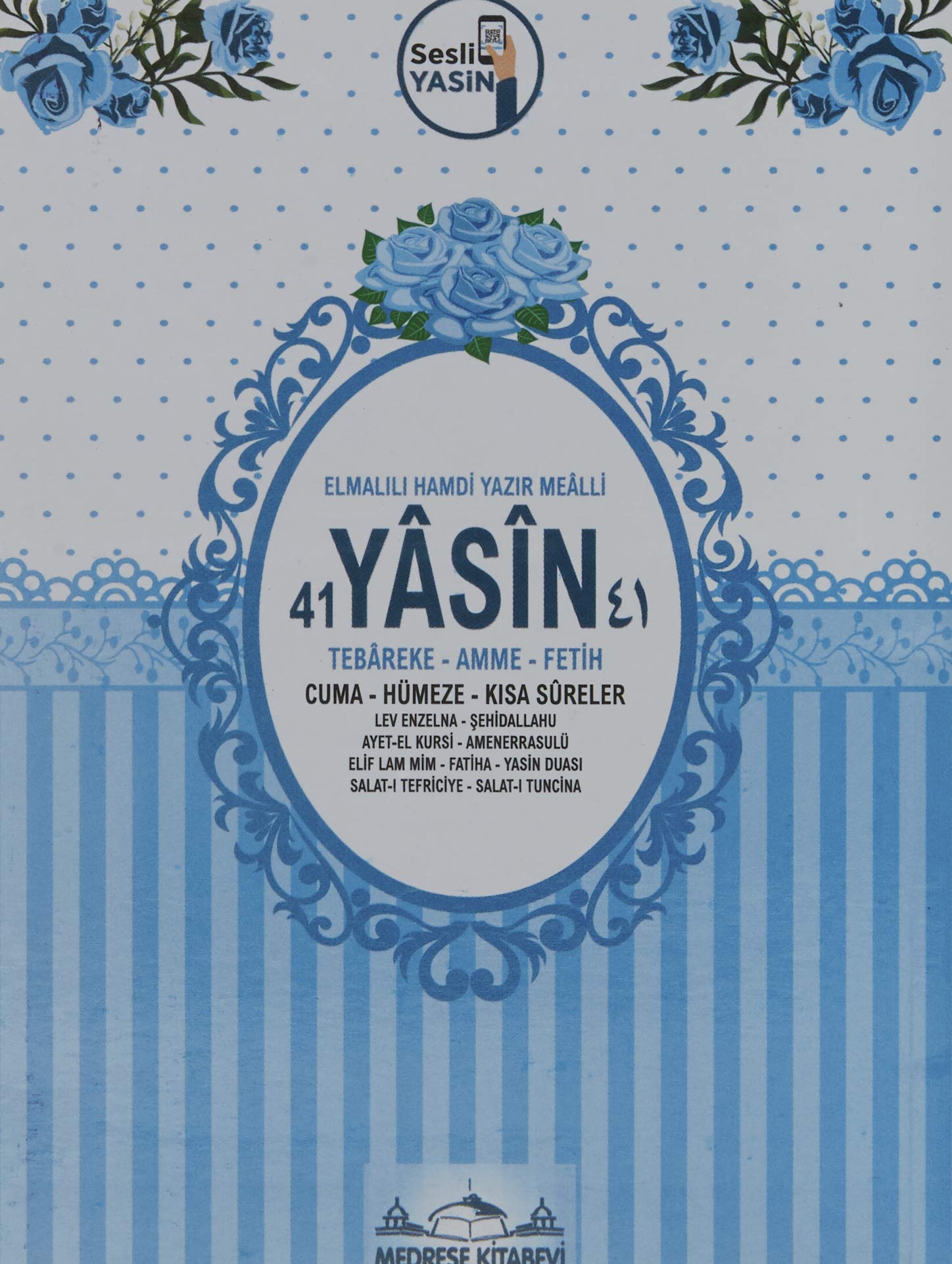 41 Yasin-i Serif Mavi Zemin Canta Boy Books
