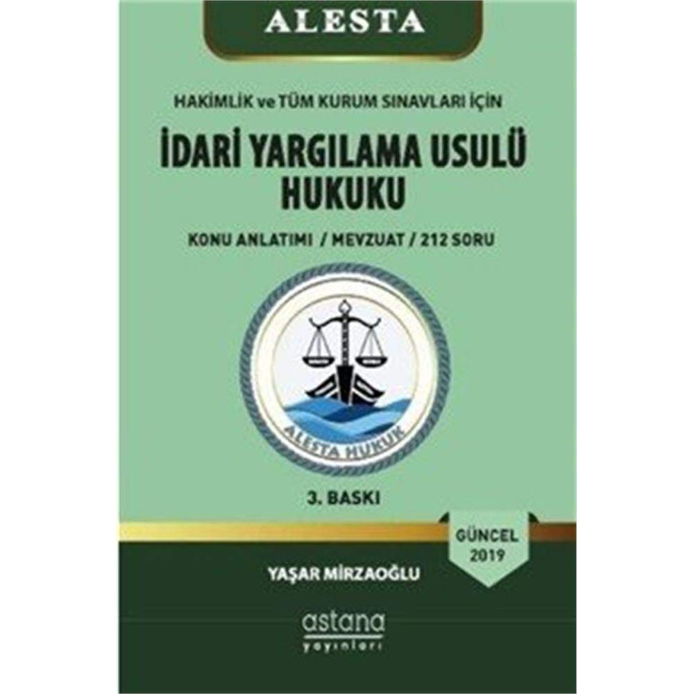Alesta 2019 İdari Yargılama Usulü Hukuku Books