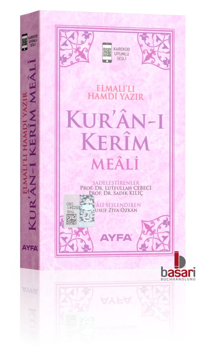 Kur'ân-ı Kerim Meali (Ayfa-108, Cep Boy, Kare Kodlu, Sesli) Books