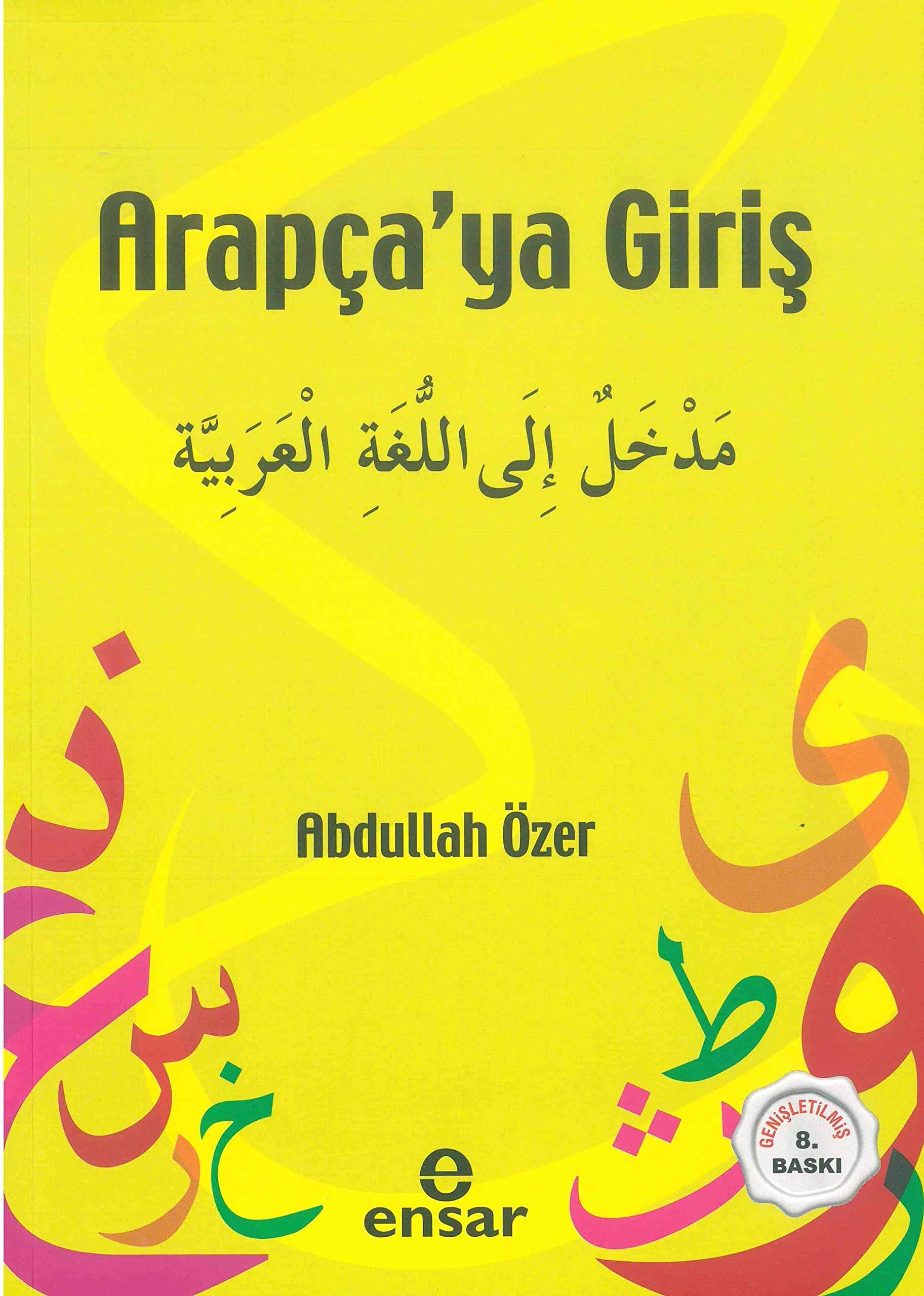 ARAPÇAYA GİRİŞ Foreign Languages ​​& Dictionaries