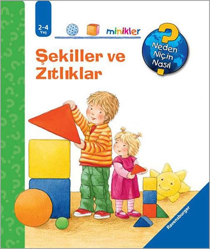 Minikler - Şekiller ve Zıtlıklar (Ciltli): Neden, Niçin, Nasıl? - 2-4 Yaş book