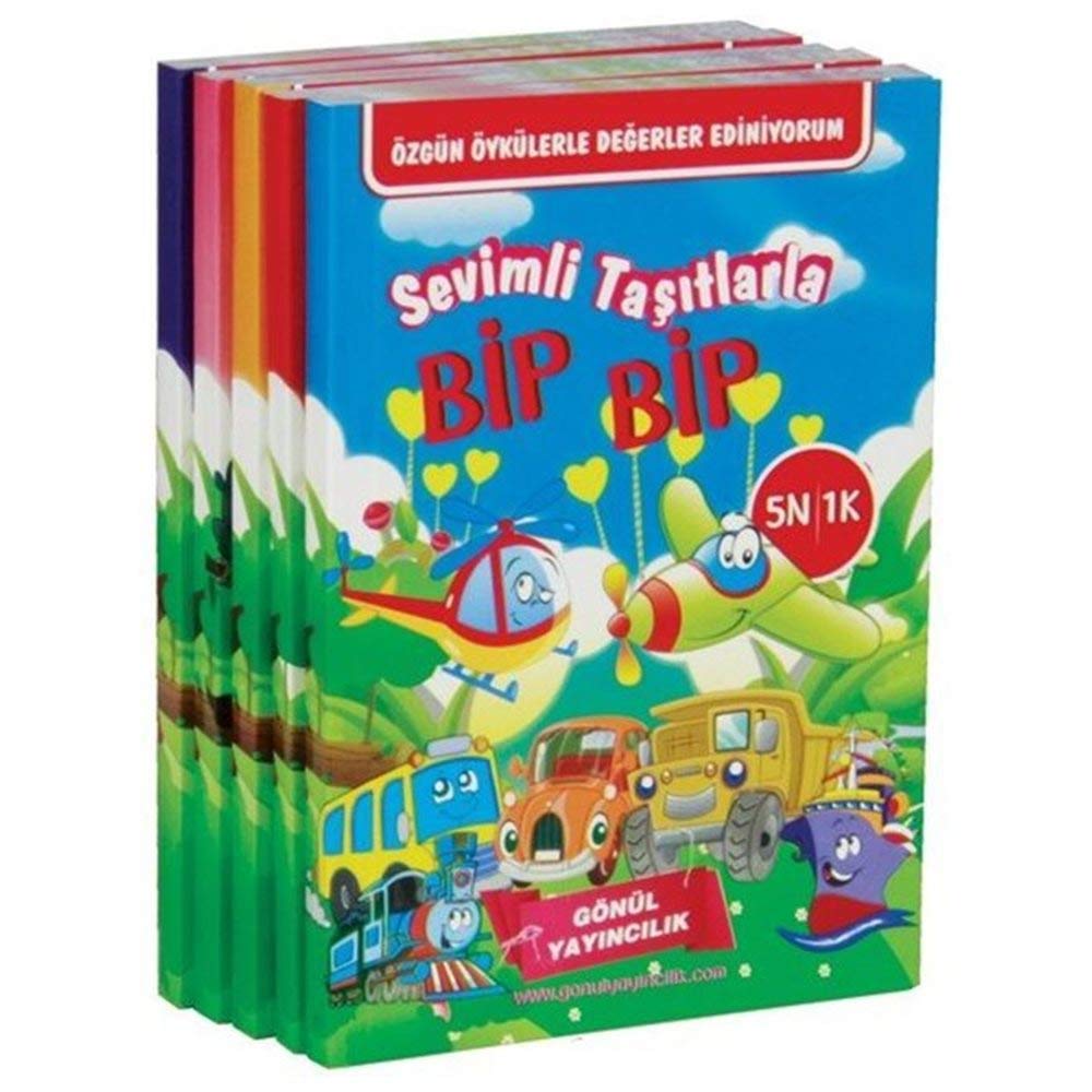 Özgün Öykülerle Değerler Ediniyorum 5N-1K (5 kitap) Books
