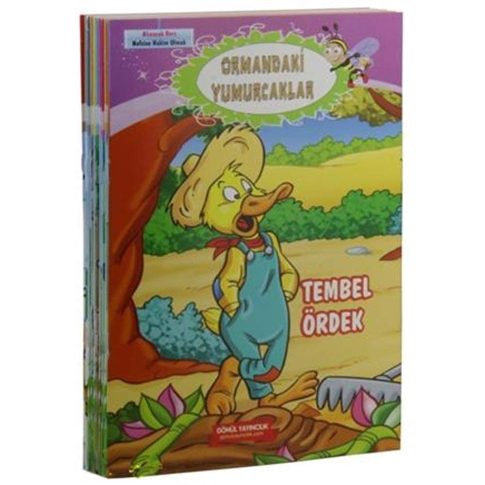 Ormandaki Yumurcaklar Seti (10 Kitap, Renkli Resimli) book