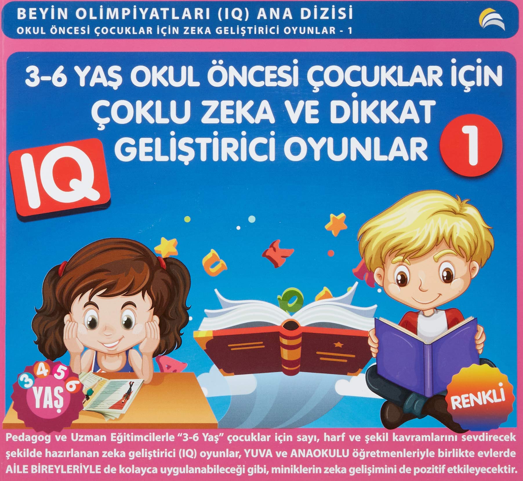 3-6 Yas Okul Öncesi Cocuklar Icin Coklu Zeka ve Dikkat Gelistirici Oyunlar 1 Children's books