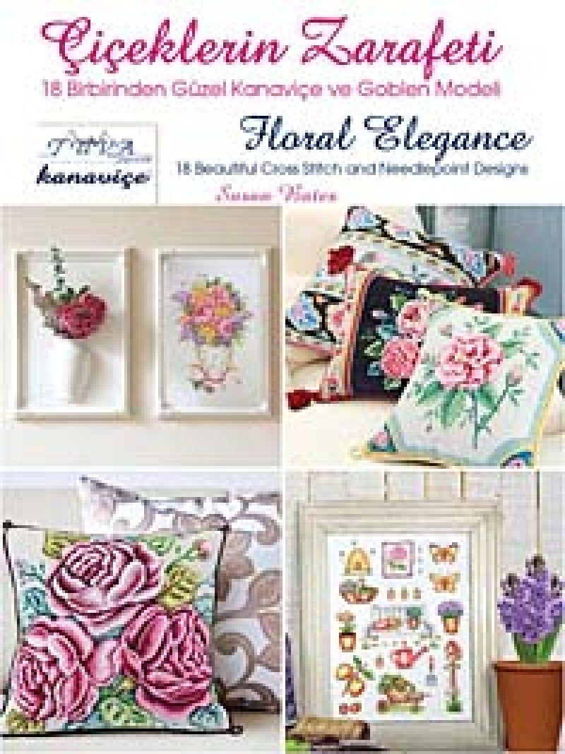 Floral Elegance: 18 Beautiful Cross Stitch and Needlepoint Designs Historical Fiction
