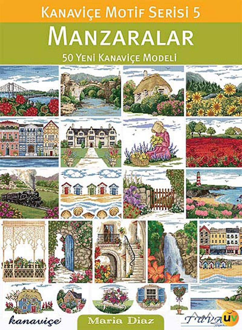 Kanavice Motif Serisi 5 - Manzaralar Hobbies & Crafts